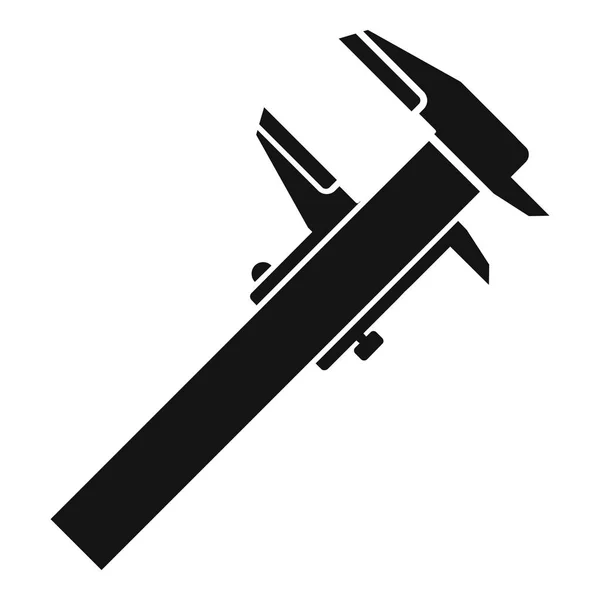 Ocelový třmen ikona, jednoduchý styl — Stockový vektor