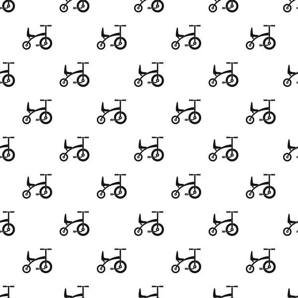 Tricycle motif vecteur sans couture — Image vectorielle