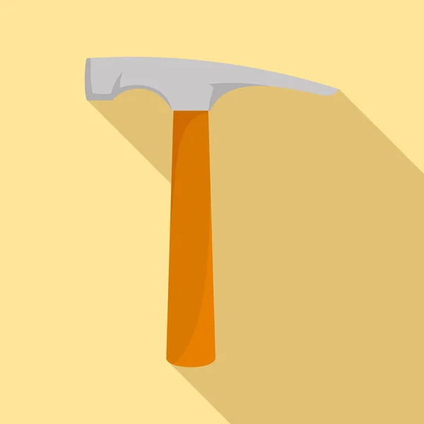 Hammer icon, flat style — Stock Illustration Hammer icon, flat style Stock Illustration