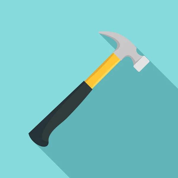 House hammer icon, flat style — Stock Illustration House hammer icon, flat style Stock Illustration