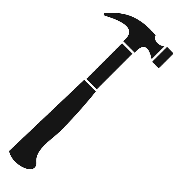 House hammer icon, simple style — Stock Illustration House hammer icon, simple style Stock Vector