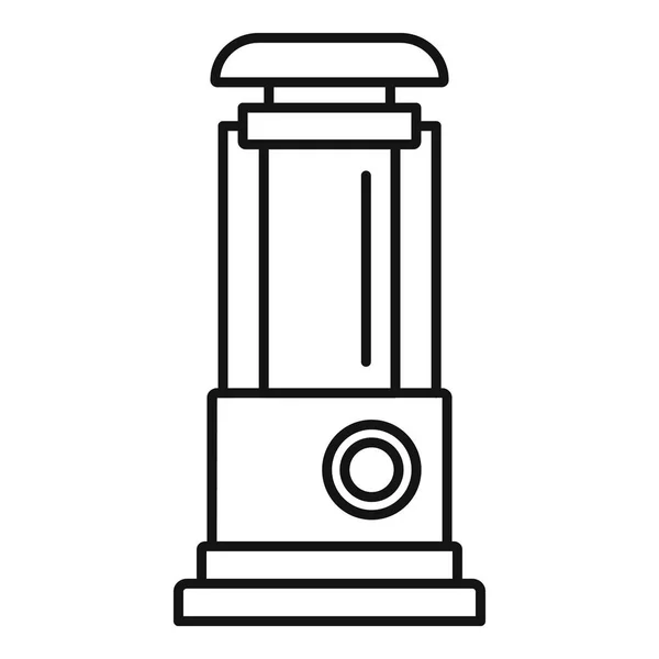 Vízszivattyú ikon, körvonalazott stílus — Stock Vector