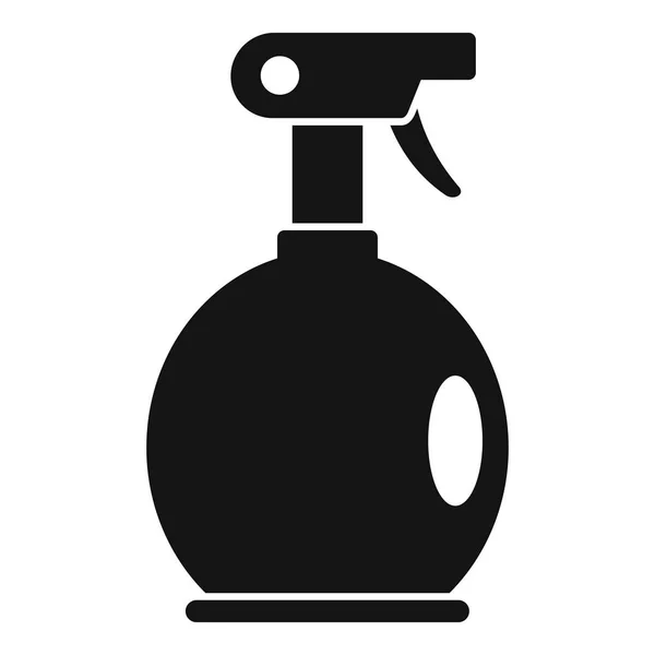 Water spray bottle icon, simple style — Stock Vector