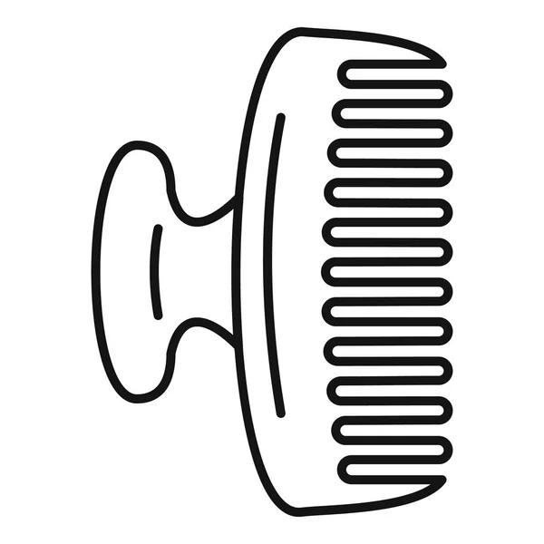 Horse comb ikon, dispositionsformat — Stock vektor
