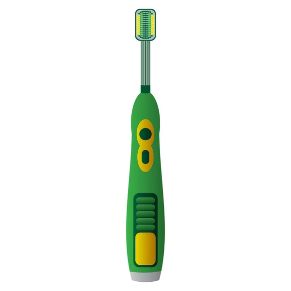 Elektrik diş fırçası simgesi, çizgi film tarzı — Stok Vektör
