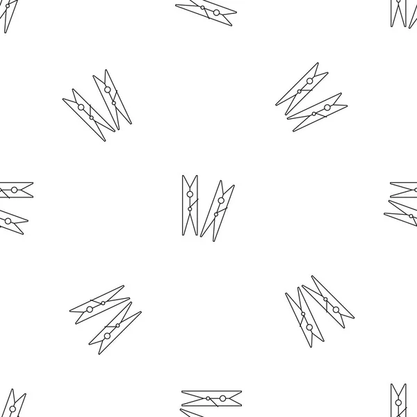 Klädnypor-ikonen, dispositionsformat — Stock vektor