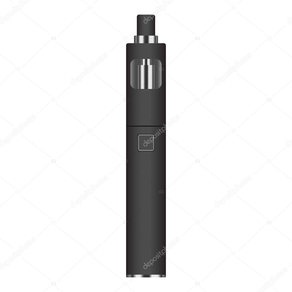 Vapor cigarette icon, realistic style