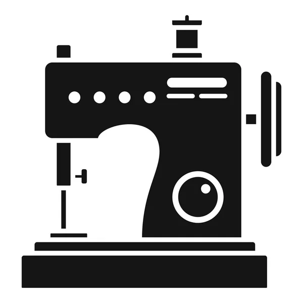Piccola icona della macchina da cucire, stile semplice — Vettoriale Stock