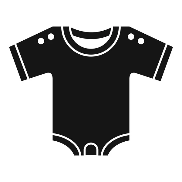 Kind kleren pictogram, eenvoudige stijl — Stockvector