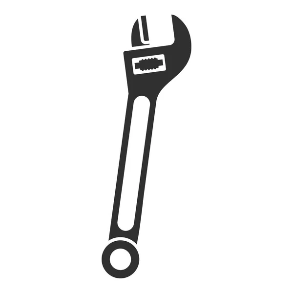 Icono de llave ajustable del coche, estilo simple — Vector de stock