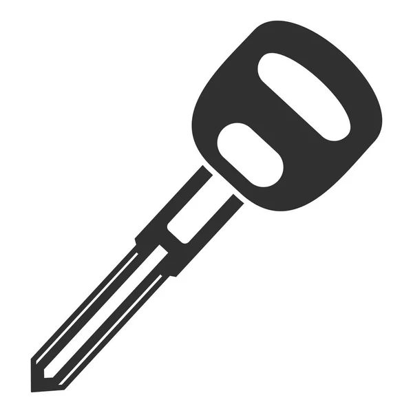 Porte de voiture icône clé, style simple — Image vectorielle