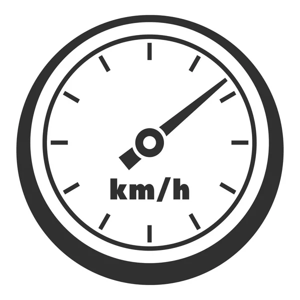 Car speedometer icon, simple style — Stock Vector