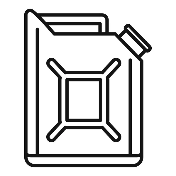 Auto Kraftstoffkanister Symbol, Umriss Stil — Stockvektor
