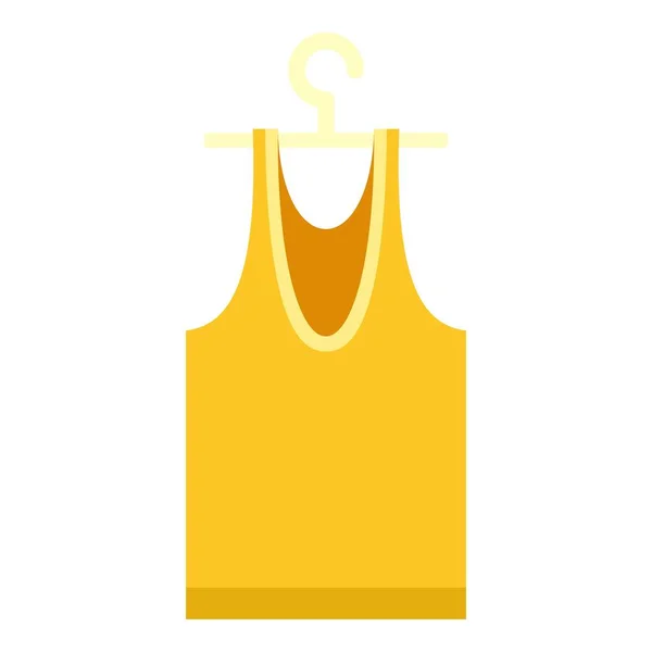 Sport vest pictogram, vlakke stijl — Stockvector