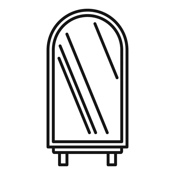 Outdoor advertising icon, outline style