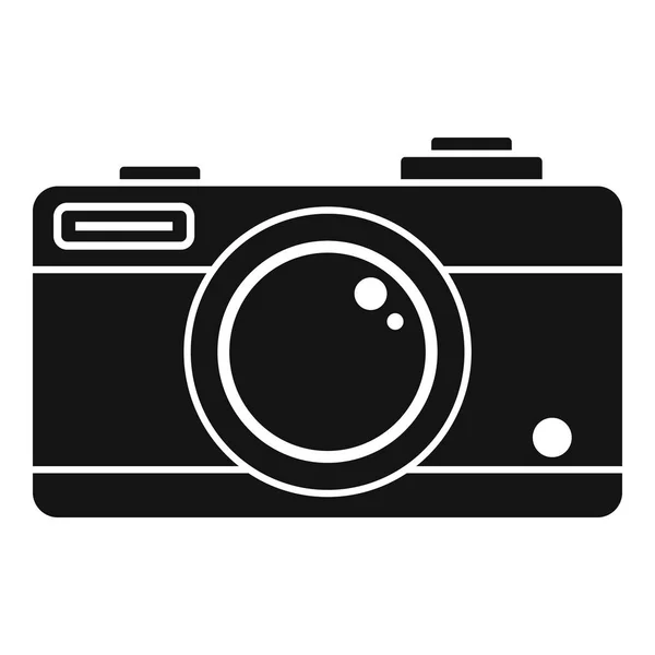Ícone da câmera, estilo simples — Vetor de Stock