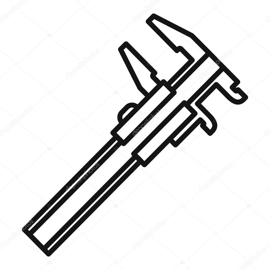 Calipers icon, outline style
