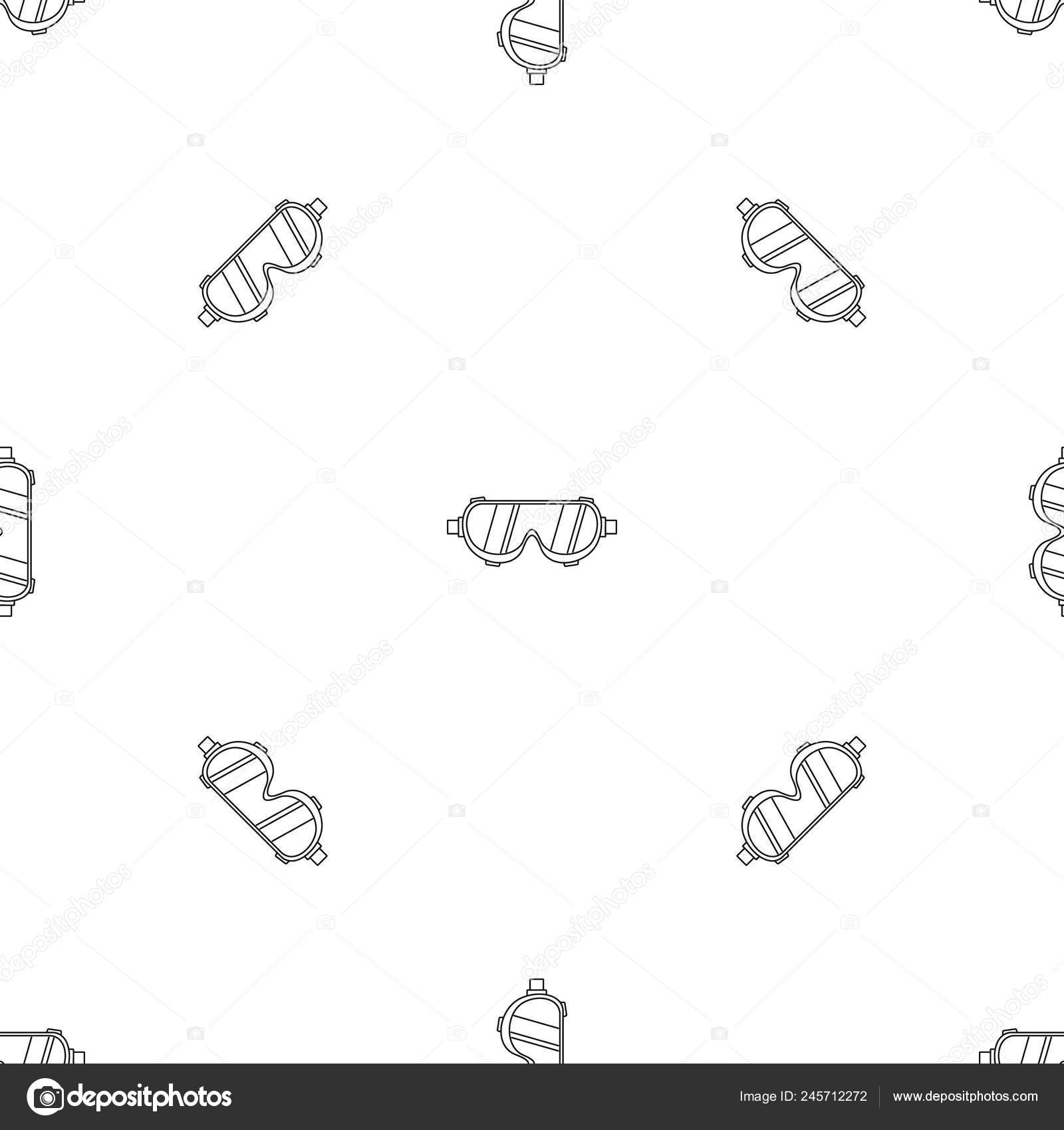 welding worker glasses pattern seamless vector stock worker design pattern