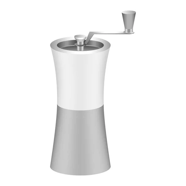 手动咖啡研磨机图标, 逼真的风格 — 图库矢量图片