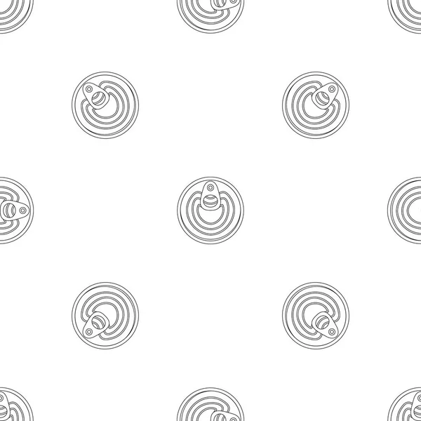 Top food can pattern seamless vector — Stock Illustration Top food can pattern seamless vector Royalty Free Stock Vectors
