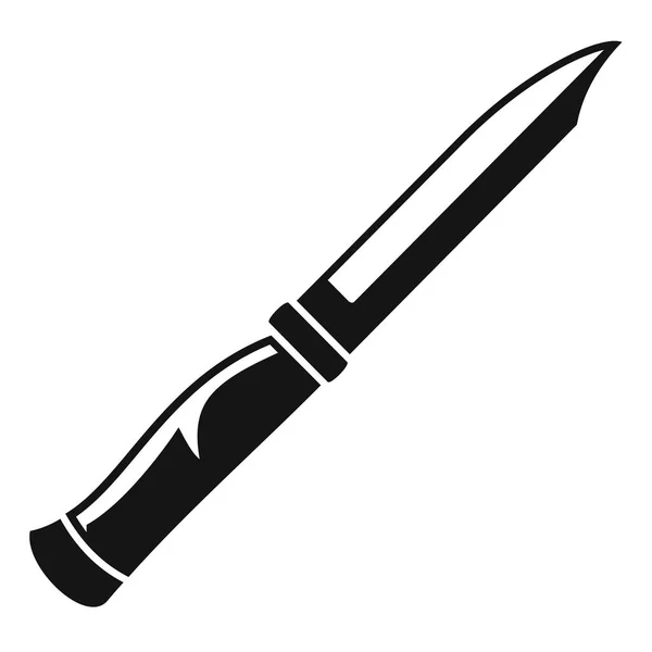 ナイフのアイコン、シンプルなスタイル — ストックベクタ