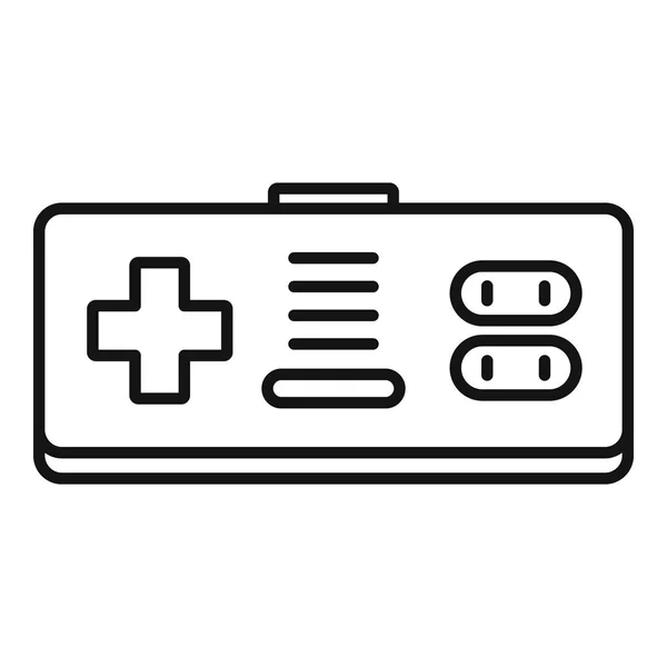 Ícone joystick jogo, estilo esboço —  Vetores de Stock