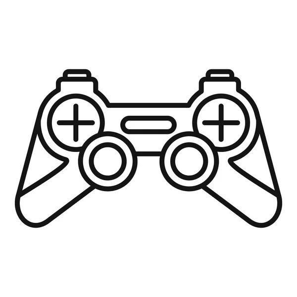 Icono de joystick, estilo de esquema — Archivo Imágenes Vectoriales