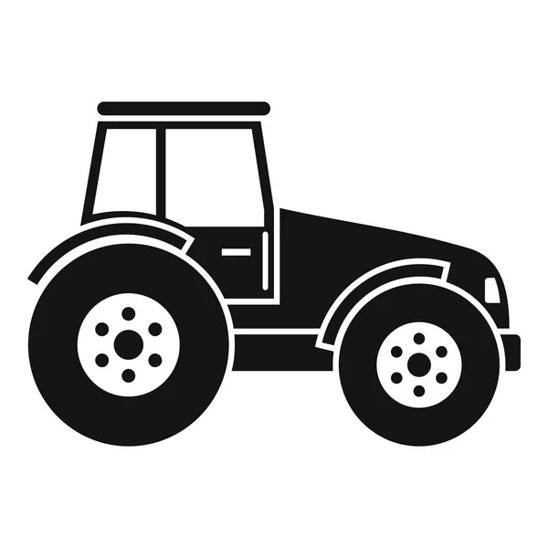 Moderní ikona traktoru, jednoduchý styl — Stockový vektor