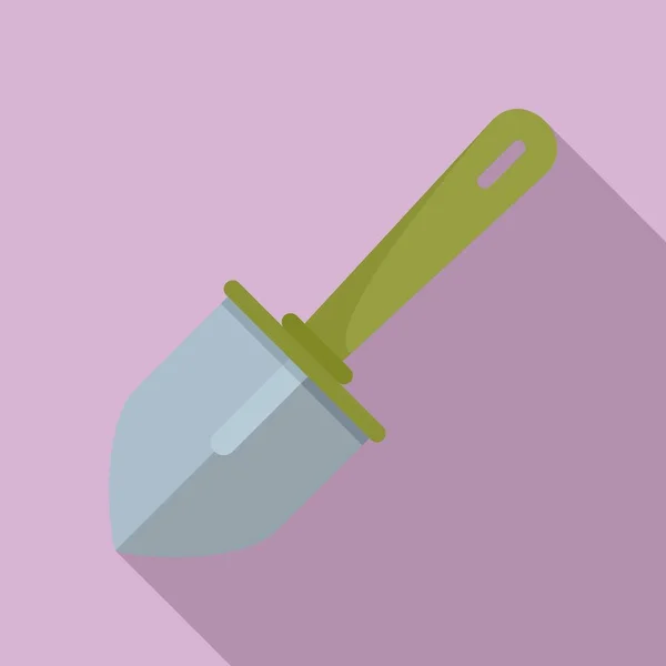 Hand shovel icon, flat style — Stock Vector