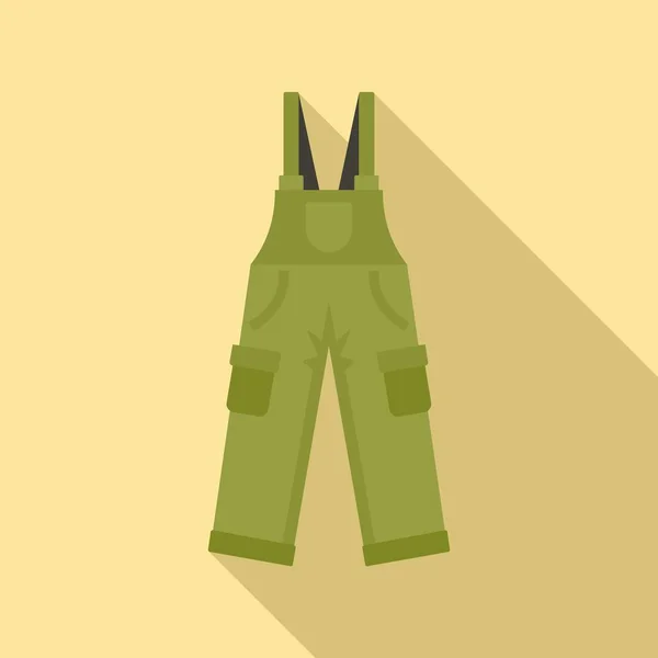 Ikona Hunterové kalhoty, plochý styl — Stockový vektor