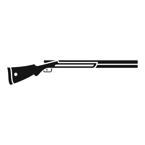 Shotgun icon, simple style — Stock Vector