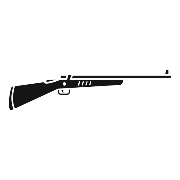 Vieille icône de fusil de chasse, style simple — Image vectorielle