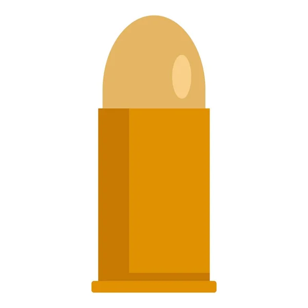 Rifle icono de bala, estilo plano — Archivo Imágenes Vectoriales