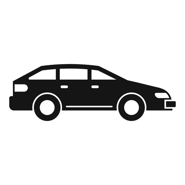 Sedán icono del coche, estilo simple — Vector de stock