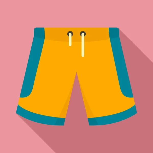 篮球短裤图标，扁平风格 — 图库矢量图片