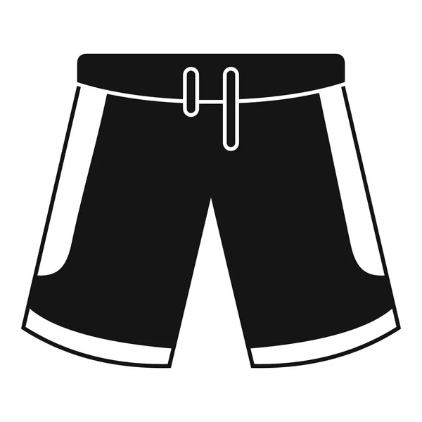 Icono de pantalones cortos de baloncesto, estilo simple — Archivo Imágenes Vectoriales