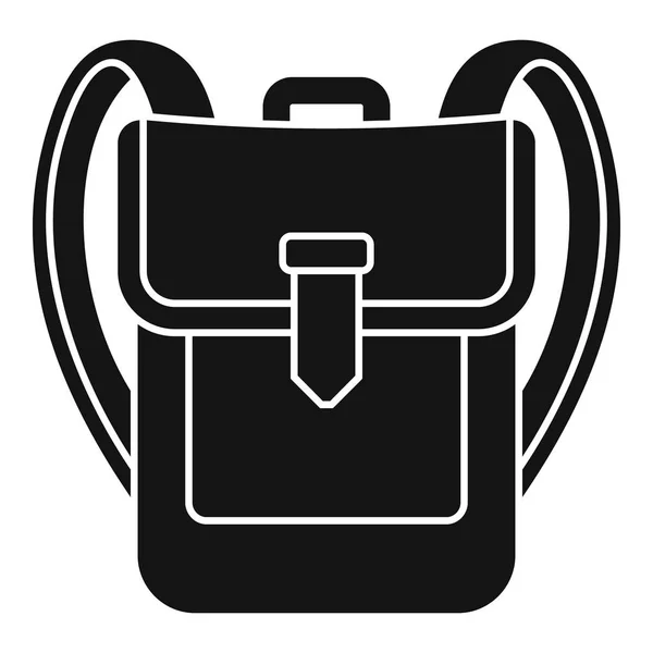 Ícone de mochila, estilo simples — Vetor de Stock