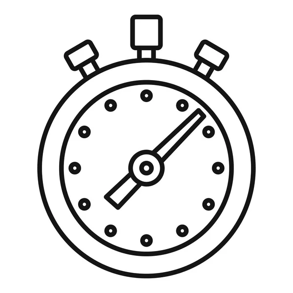 Stopwatch ikon, vázlatos stílus — Stock Vector