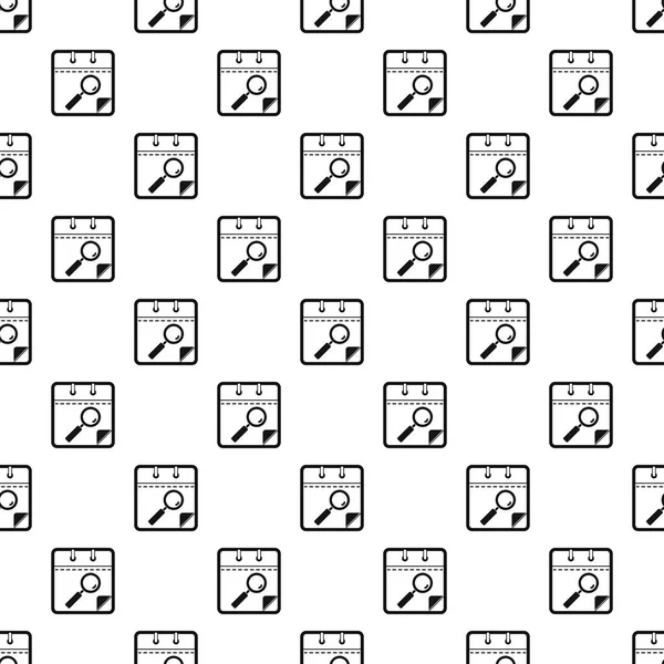 Calendario modello di ricerca vettore senza soluzione di continuità — Vettoriale Stock