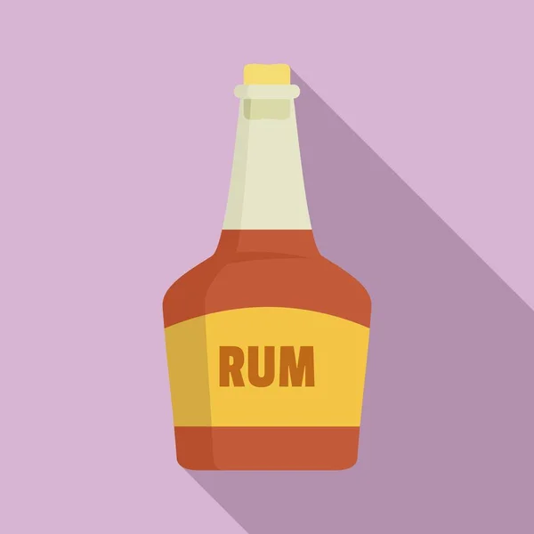 Rum palack ikon, lapos stílus — Stock Vector