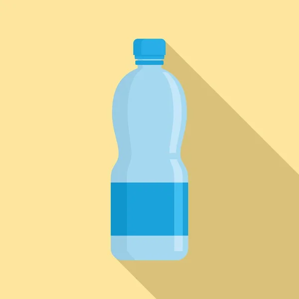 Icono de botella de agua, estilo plano — Vector de stock