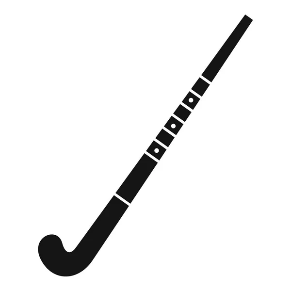 Польова піктограма хокейної палички, простий стиль — стоковий вектор