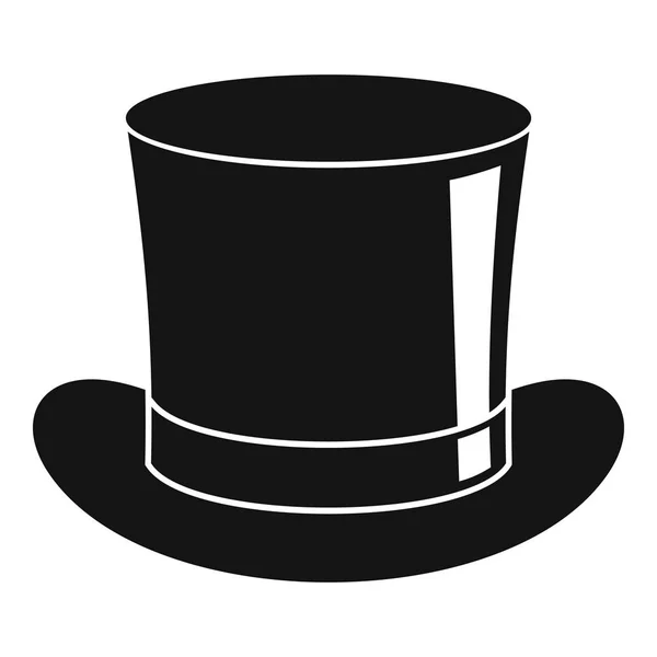 Magic hat pictogram, eenvoudige stijl — Stockvector