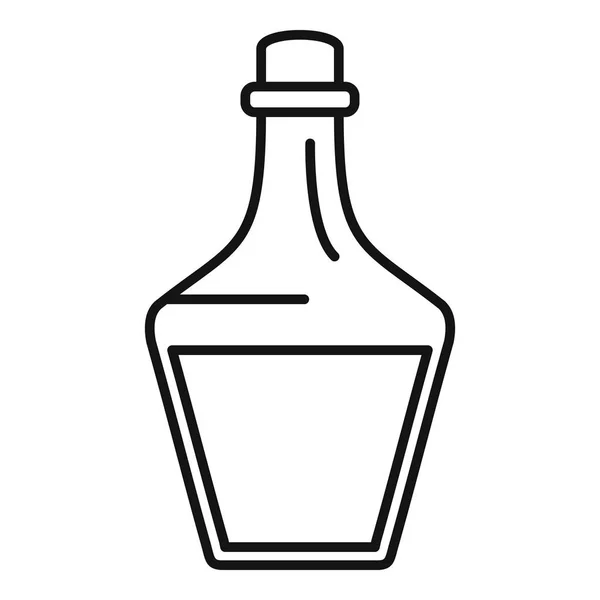 Magic potion icon, outline style — Stock Vector