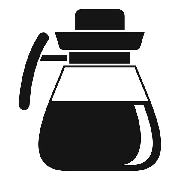 Kahve bardağı simgesi, sade stil. — Stok Vektör