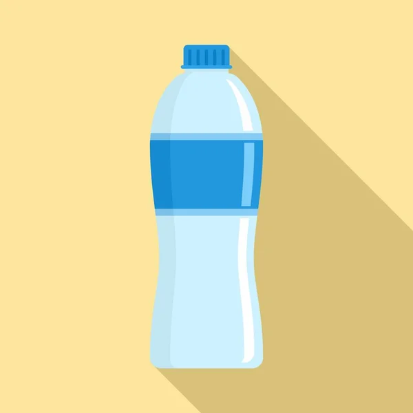 Icono de botella de agua, estilo plano — Vector de stock