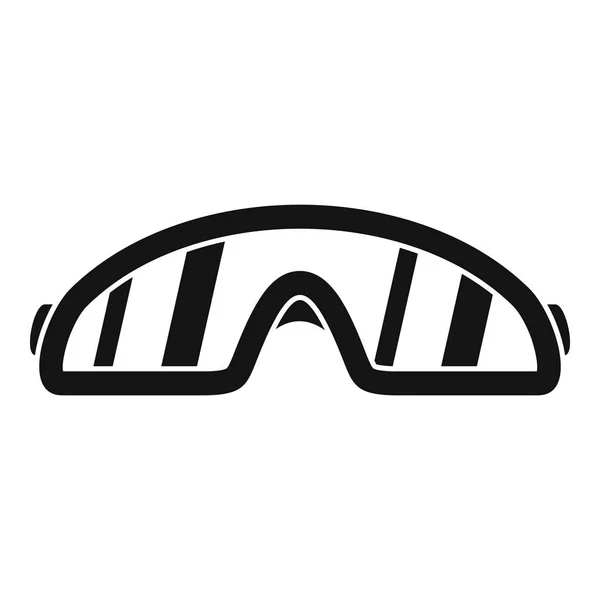 Icono de gafas de paracaidista, estilo simple — Archivo Imágenes Vectoriales