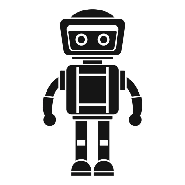 Artificial robot icon, simple style — Stock Vector