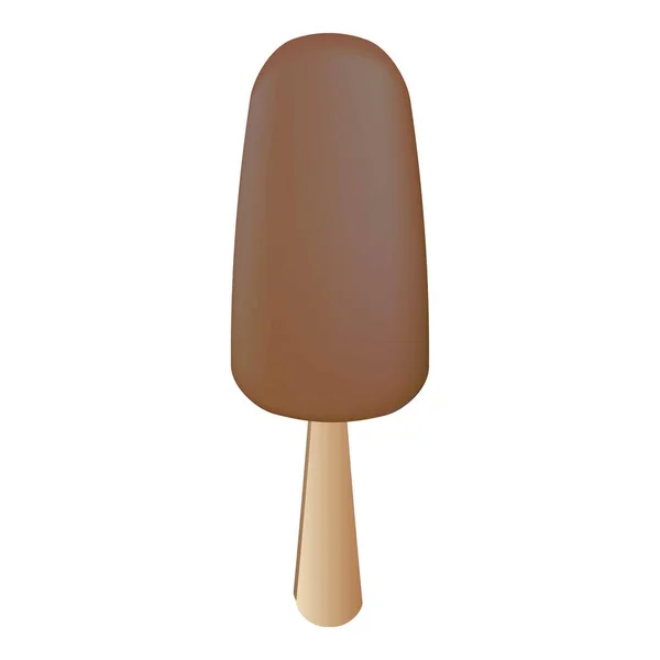 Icono de paleta de chocolate, estilo de dibujos animados — Vector de stock