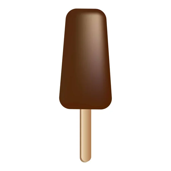 Icône popsicle Choco, style dessin animé — Image vectorielle